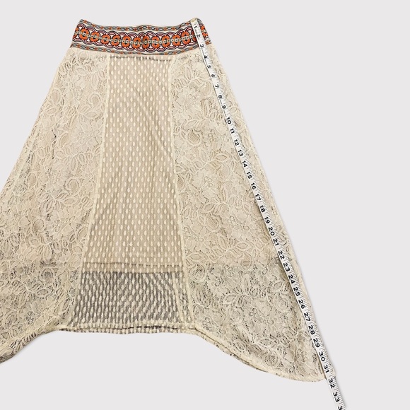 Lace Boho Midi Skirt - Picture 10 of 11